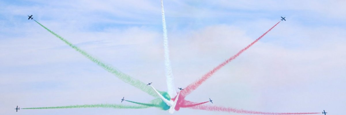 Le Frecce Tricolori a Bellaria Igea Marina
