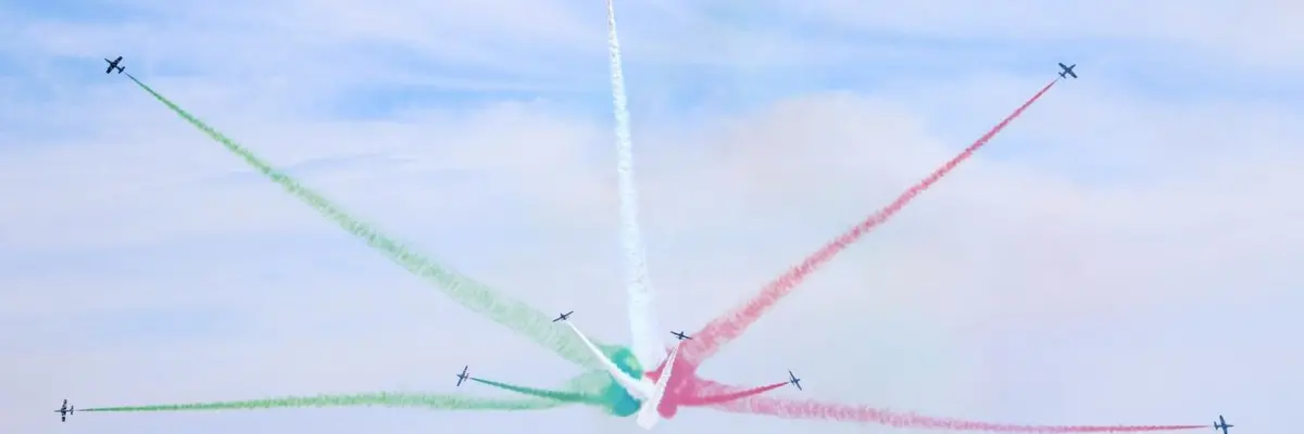 The Frecce Tricolori in Bellaria Igea Marina