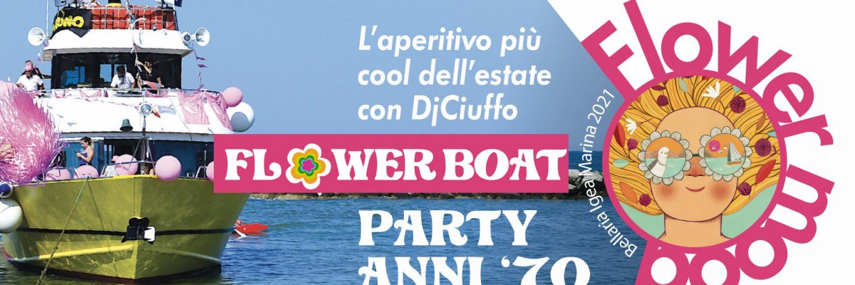 FLOWER BOAT l’aperitivo in barca più cool dell’estate