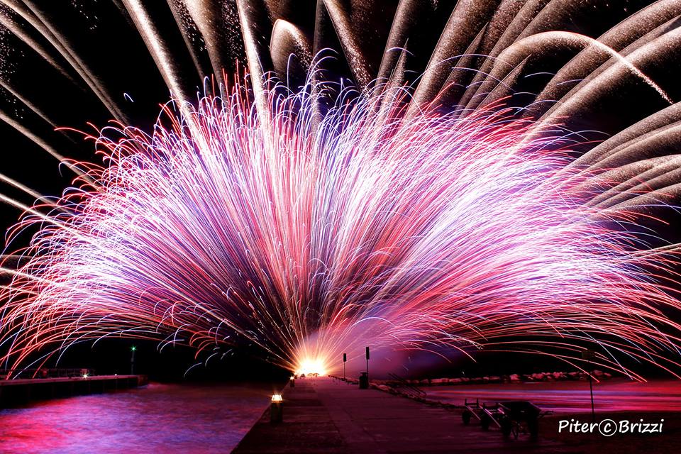 I fuochi d'artificio della Notte Rosa