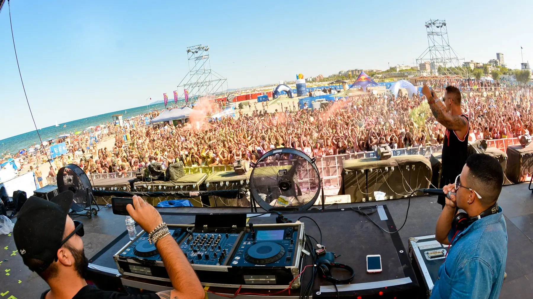 Rimini Beach Areana, Konzert am Strand von Rimini